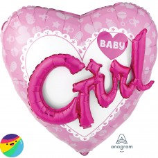 Folija balon - Baby Girl 3D effect Folija balon - Baby Girl 3D effect